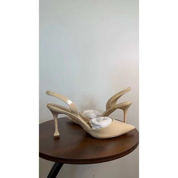 Marc Fisher Hadya Women’s Slingback Pump Ivory 9.5M Faux Leather $88.99 NWB - Picture 8 of 11